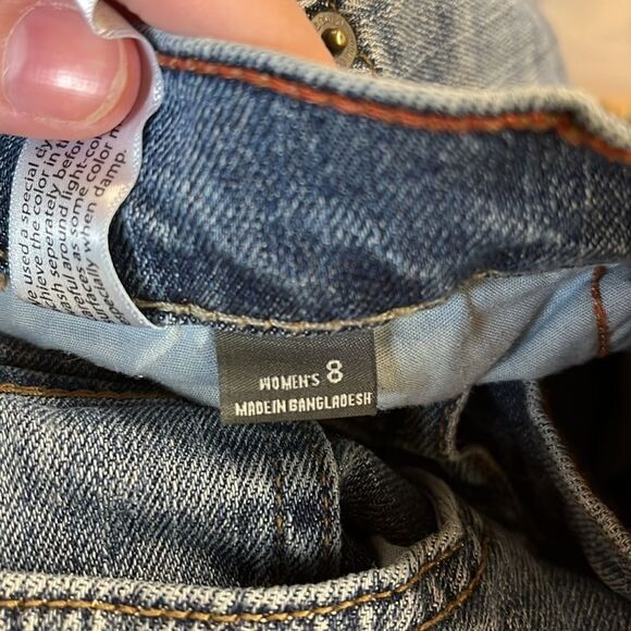 Eddie Bauer women’s light wash boyfriend jeans Specially Dyed size 8 - Picture 4 of 4